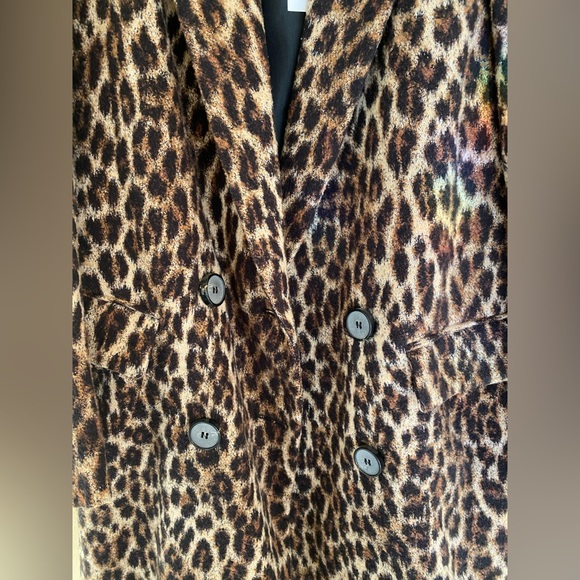 Zara leopard animal print coat xs - Picture 4 of 11